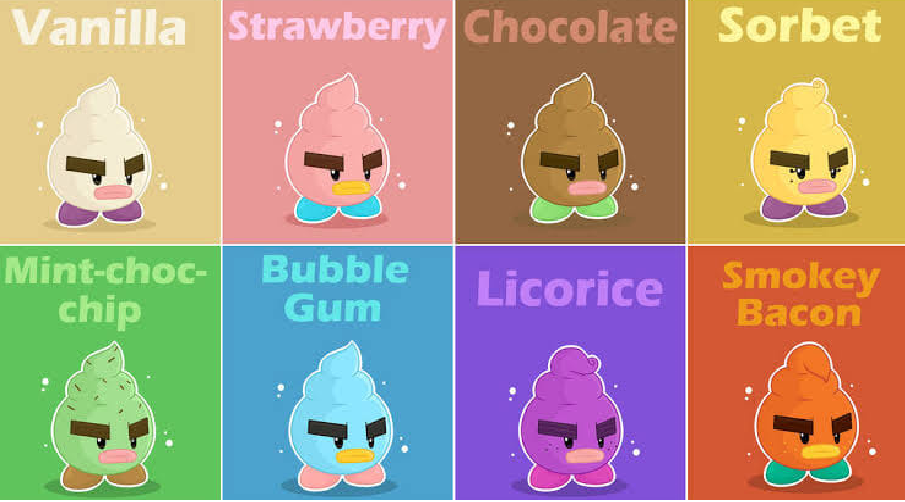 swfchan: Bad Ice-cream - poop bad ice cream puzzle game.swf