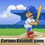 Cartoon Baseball game